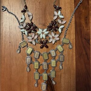 Grab Bag! Floral and Geometric Statement Necklaces